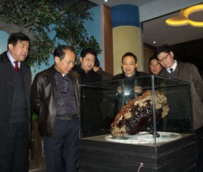 市委常委、宣傳部長潘熙寧，副市長盧天錫蒞臨仙客來公司走訪